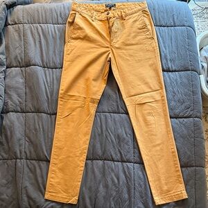 Banana Republic Men's Chinos in Mustard Yellow